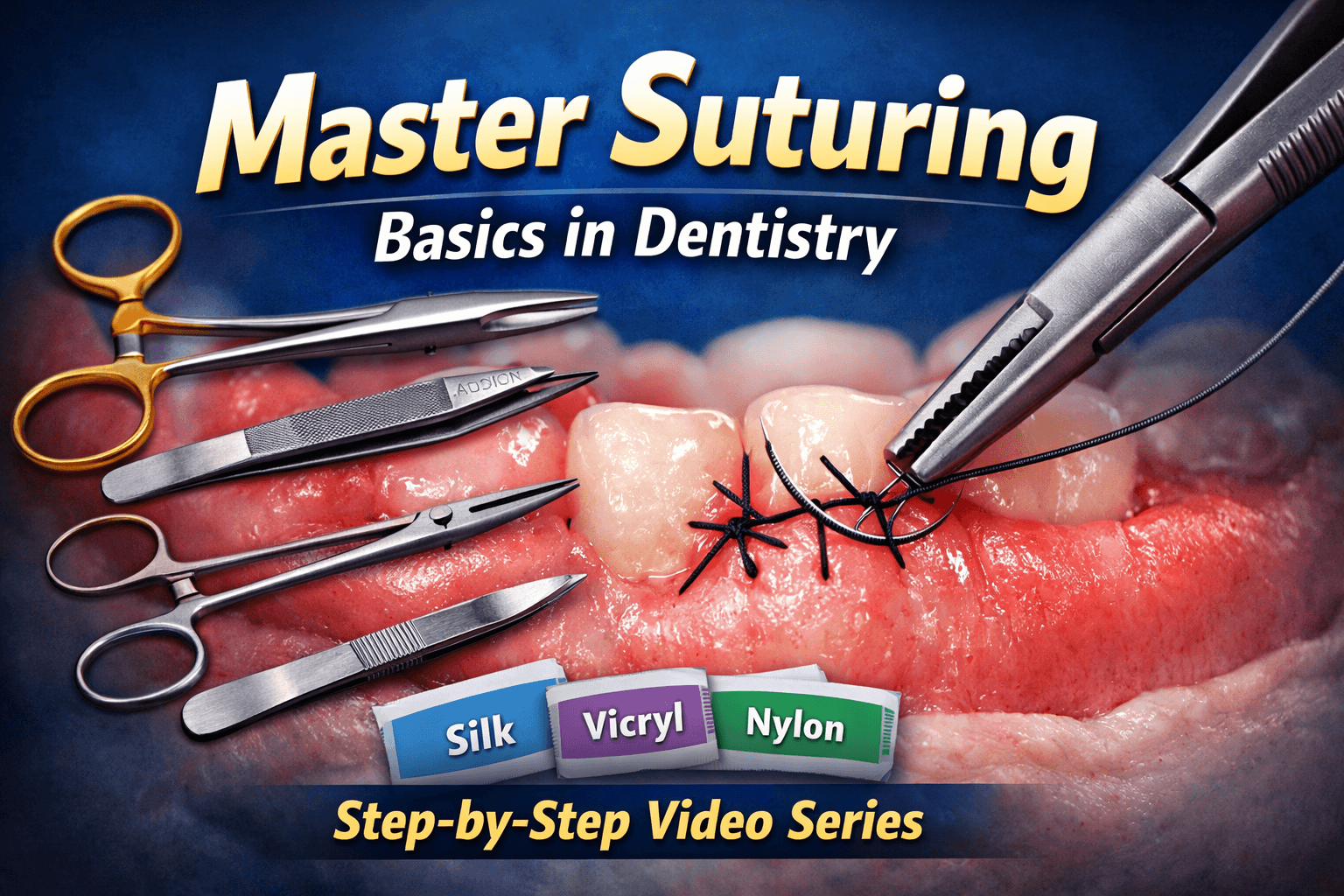 Master Suturing Basics In Dentistry By Dr Sameen Khalid